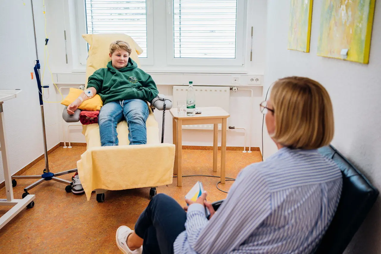 Behandlungsraum im Zentrum der Erweiterten Medizin